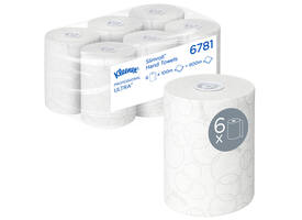 Handdoekrol Kleenex Ultra Slimroll 2-laags 100m wit 6781