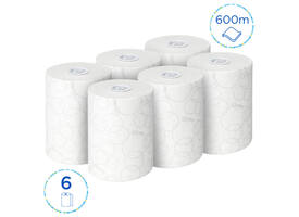 Handdoekrol Kleenex Ultra Slimroll 2-laags 100m wit 6781