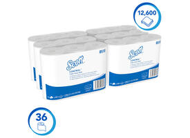 Toiletpapier Scott Control 3-laags 350 vel wit 8518
