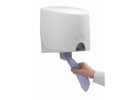 Poetspapier WypAll L10 GeneralClean 1-laags 800 vel blauw 7255