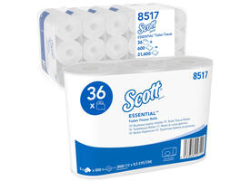 Toiletpapier Scott Essential 2-laags 600 vel wit 8517