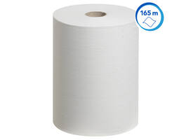 Handdoekrol Scott Control Slimroll 1-laags 165m wit 6657
