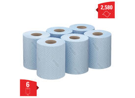 Poetspapier WypAll L10 GeneralClean 1-laags 430 vel blauw 6223