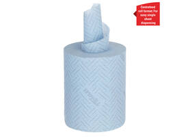 Poetspapier WypAll L10 GeneralClean 1-laags 430 vel blauw 6223
