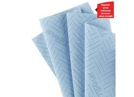 Poetspapier WypAll L10 GeneralClean 1-laags 430 vel blauw 6223