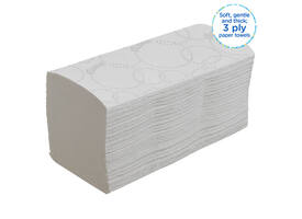Handdoek Kleenex Ultra i-vouw 3-laags 215x318mm 15x96 vel wit 6710