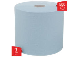 Poetspapier WypAll L20 GeneralClean 2-laags 500 vel blauw 7300