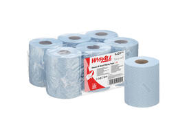 Poetspapier WypAll L10 GeneralClean 1-laags 280 vel blauw 6220