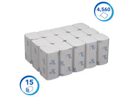 Handdoek Scott Control i-vouw 1-laags 200x210mm 15x304 vel wit 6689