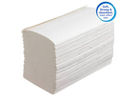 Handdoek Scott Control i-vouw 1-laags 200x210mm 15x304 vel wit 6689