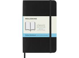 Notitieboek Moleskine pocket 90x140mm dots soft cover zwart