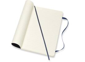 Notitieboek Moleskine large 130x210mm lijn soft cover sapphire blue