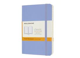 Notitieboek Moleskine pocket 90x140mm lijn soft cover hydrangea blue