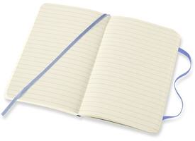 Notitieboek Moleskine pocket 90x140mm lijn soft cover hydrangea blue