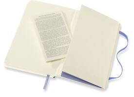 Notitieboek Moleskine pocket 90x140mm lijn soft cover hydrangea blue