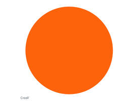 Plakkaatverf Creall basic oranje 500ml