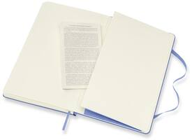 Notitieboek Moleskine large 130x210mm lijn hard cover hydrangea blue