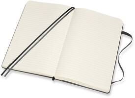 Notitieboek Moleskine Expanded large 130x210mm lijn hard cover zwart