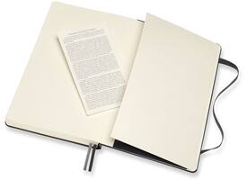 Notitieboek Moleskine Expanded large 130x210mm lijn hard cover zwart