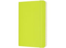 Notitieboek Moleskine pocket 90x140mm lijn soft cover lemon green