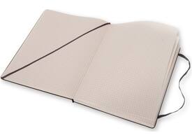Notitieboek Moleskine XL 190x250mm ruit 5x5 hard cover zwart