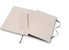 Notitieboek Moleskine XL 190x250mm ruit 5x5 hard cover zwart