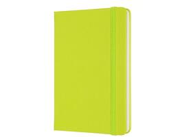 Notitieboek Moleskine pocket 90x140mm blanco hard cover lemon green