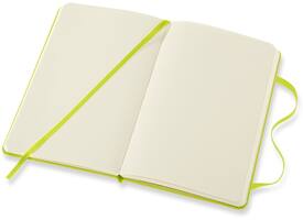 Notitieboek Moleskine pocket 90x140mm blanco hard cover lemon green