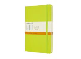 Notitieboek Moleskine large 130x210mm lijn hard cover lemon green