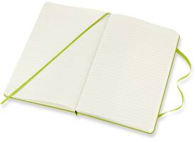 Notitieboek Moleskine large 130x210mm lijn hard cover lemon green