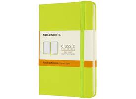 Notitieboek Moleskine pocket 90x140mm lijn hard cover lemon green