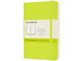 Notitieboek Moleskine pocket 90x140mm blanco soft cover lemon green