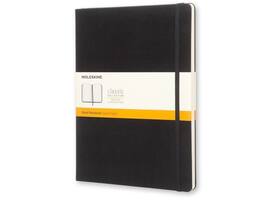 Notitieboek Moleskine XL 190x250mm lijn hard cover zwart