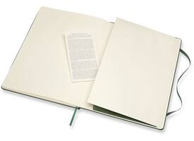 Notitieboek Moleskine XL 190x250mm lijn hard cover zwart