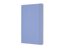 Notitieboek Moleskine large 130x210mm lijn soft cover hydrangea blue