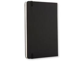 Notitieboek Moleskine pocket 90x140mm ruit 5x5mm soft cover zwart