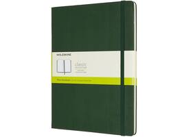 Notitieboek Moleskine XL 190x250mm blanco hard cover myrtle green