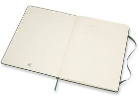 Notitieboek Moleskine XL 190x250mm blanco hard cover myrtle green