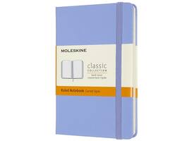 Notitieboek Moleskine pocket 90x140mm lijn hard cover hydrangea blue