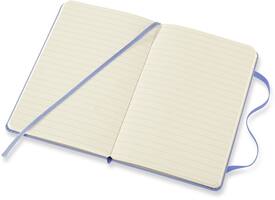 Notitieboek Moleskine pocket 90x140mm lijn hard cover hydrangea blue