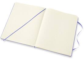 Notitieboek Moleskine XL 190x250mm blanco hard cover hydrangea blue