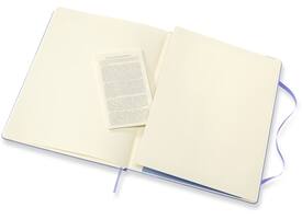 Notitieboek Moleskine XL 190x250mm lijn hard cover hydrangea blue