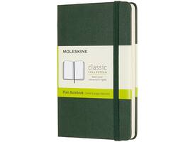 Notitieboek Moleskine pocket 90x140mm blanco hard cover myrtle green
