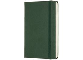 Notitieboek Moleskine pocket 90x140mm blanco hard cover myrtle green