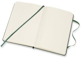 Notitieboek Moleskine pocket 90x140mm blanco hard cover myrtle green