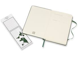 Notitieboek Moleskine pocket 90x140mm blanco hard cover myrtle green