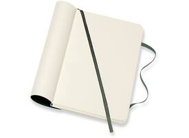 Notitieboek Moleskine pocket 90x140mm blanco soft cover myrtle green