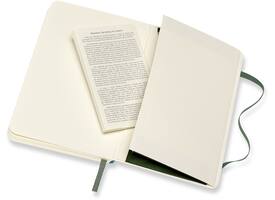 Notitieboek Moleskine pocket 90x140mm blanco soft cover myrtle green