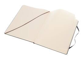 Notitieboek Moleskine XL 190x250mm blanco hard cover zwart