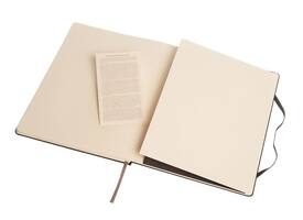Notitieboek Moleskine XL 190x250mm blanco hard cover zwart